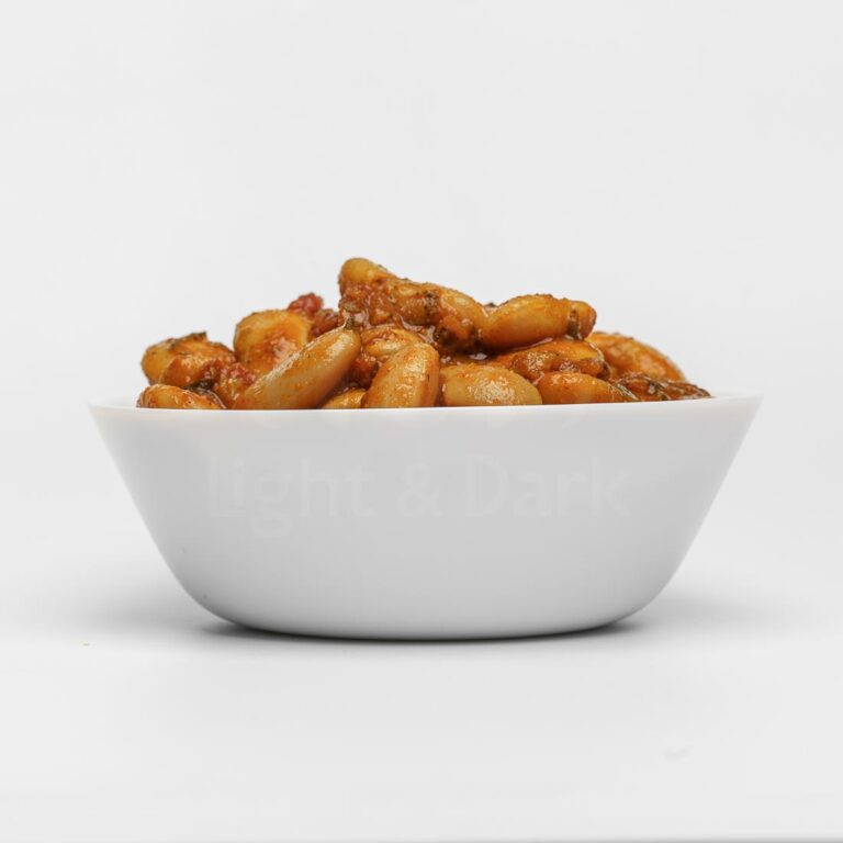 φωτογράφιση τροφίμων σε λευκό φόντο για καταλόγους